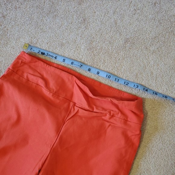 Joseph Ribkoff Coral Cropped Pants - Picture 5 of 7